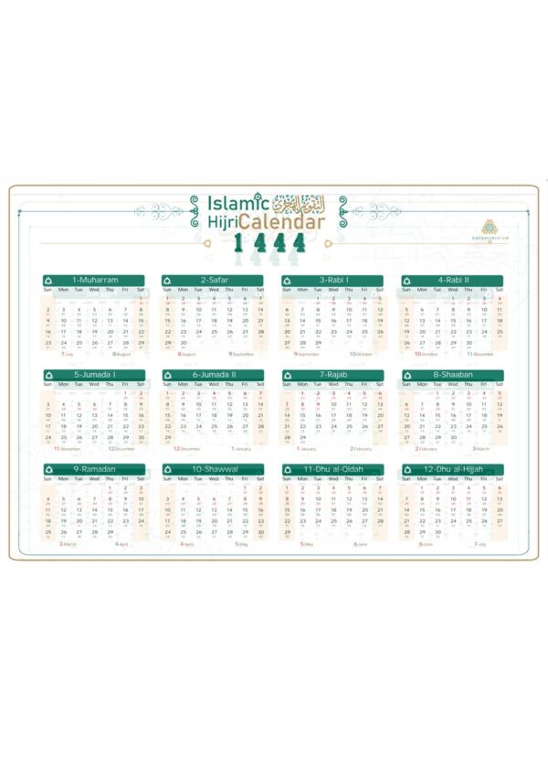Hijri Calendar 2025 Download