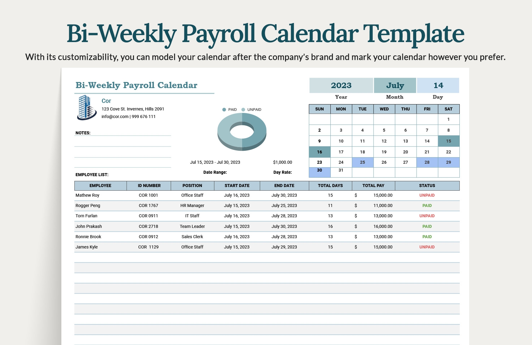 2025 Biweekly Payroll Calendar Template Excel Free Download Images 2025 Biweekly Payroll Calendar Template Excel Free Download Images