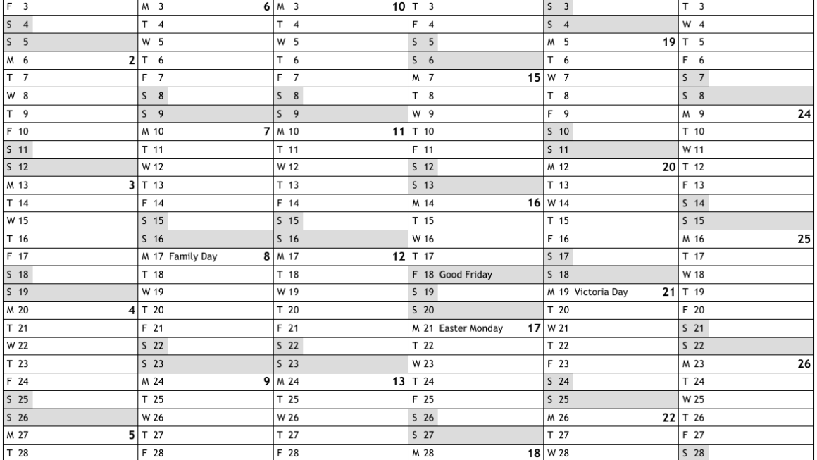 2025 Calendar Canada With Week Numbers A Comprehensive Guide Excel