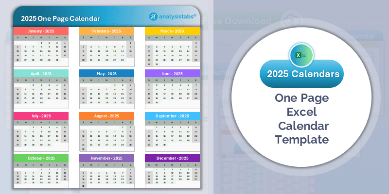 2025 Calendar Excel Templates Free Download Excel