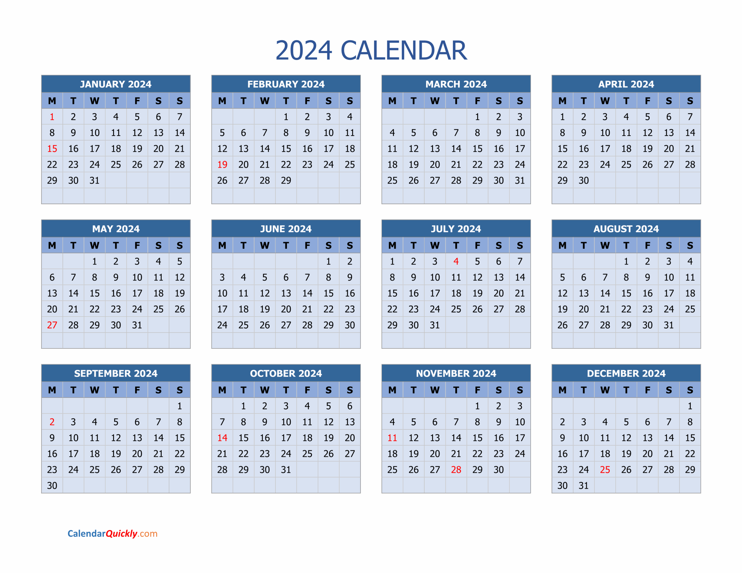 2025 Calendar Horizontal Kareem Ayaan