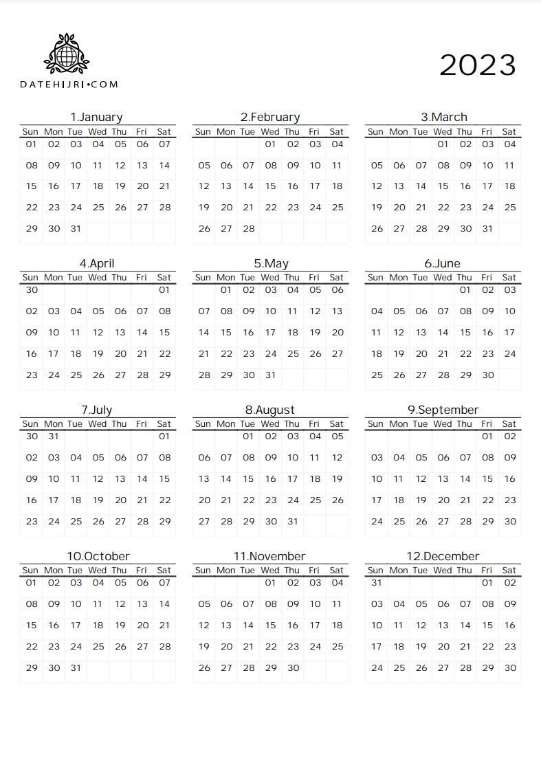 2025 Calendar Printable