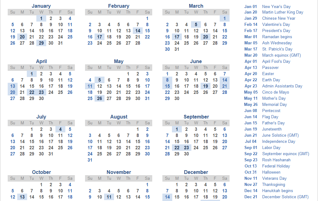 2025 Calendar Templates And Images