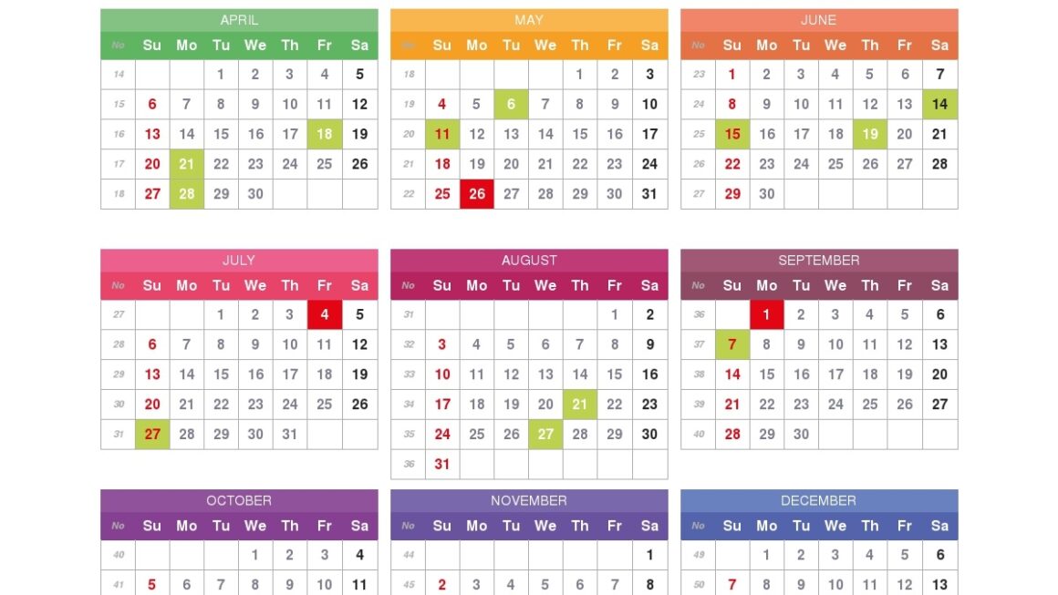 2025 Calendar USA BimCal