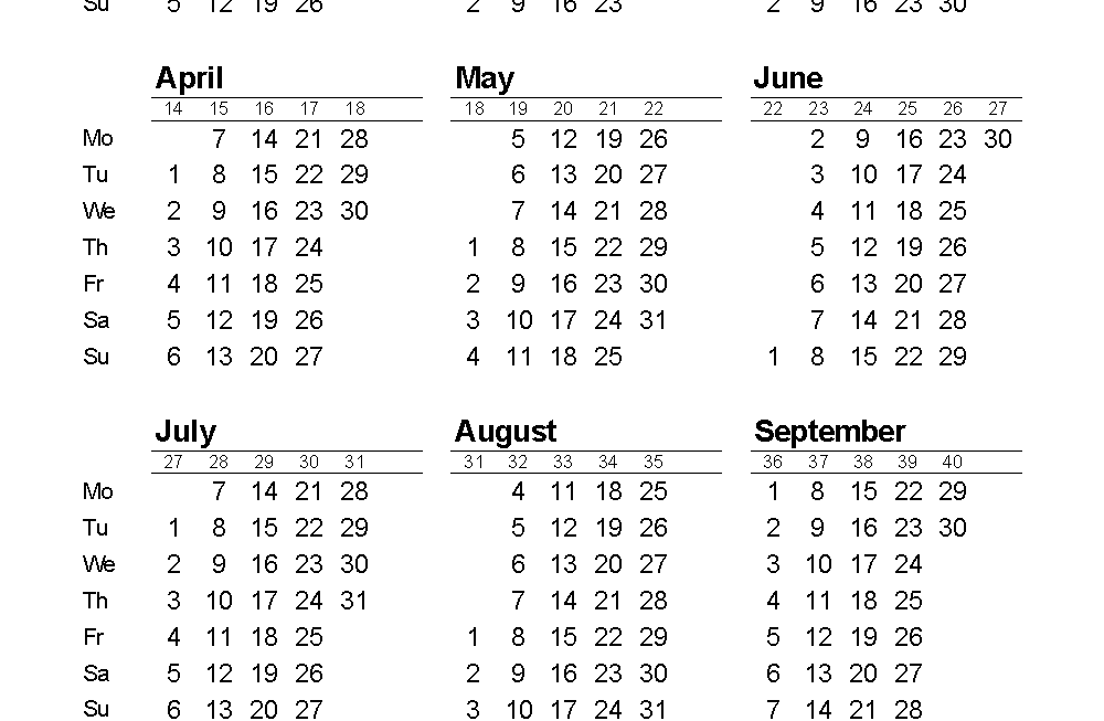 2025 Calendar With Week Numbers South Africa Per Month Albert S Nielsen