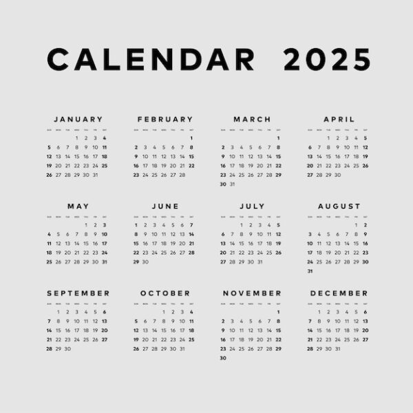 2025 Calendar With Week Numbers Starting Sunday