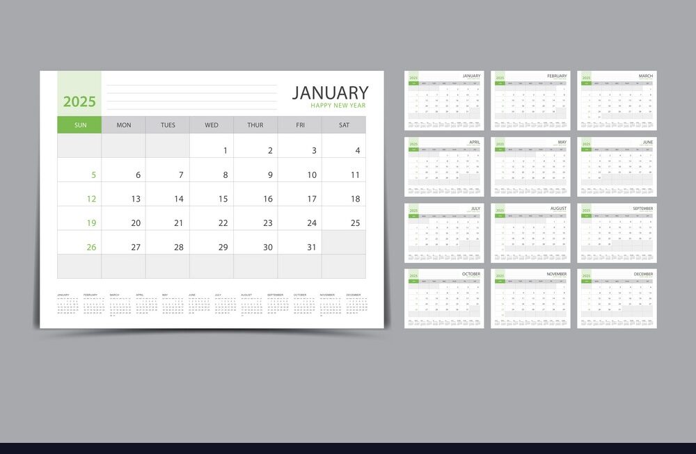 2025 Desk Calenders Cindee Rhonda