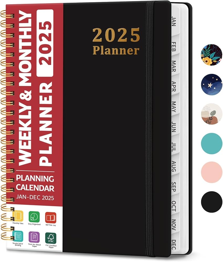Weekly Calendar Book 2025