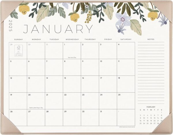 2025 Calendar For Office Desk