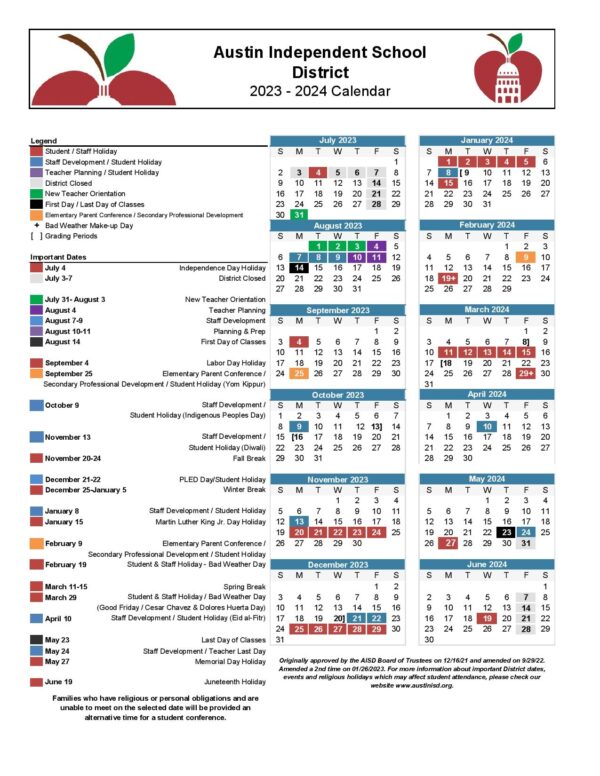 Aisd 2025 26 Calendar Release Date