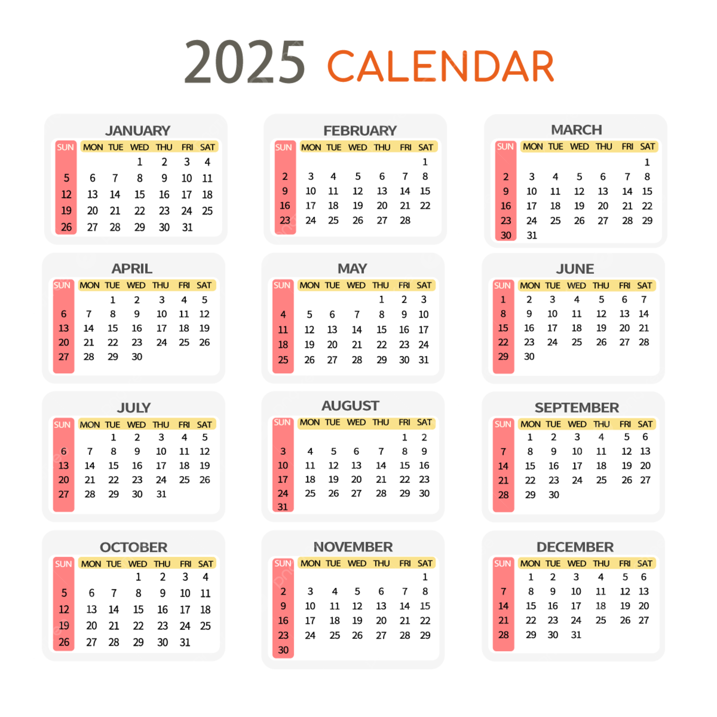 Chinese Calendar 2025 English