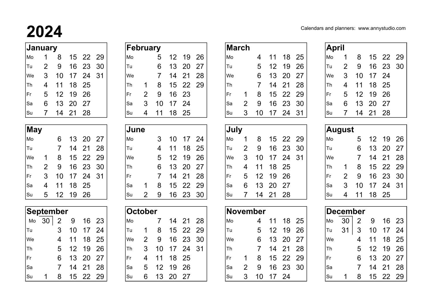 Calendar 2024 Wallpapers Wallpaper Cave