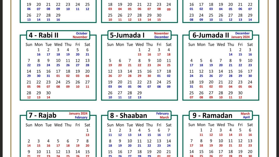 Calendar 2025 With Islamic Dates Aubrey Jade