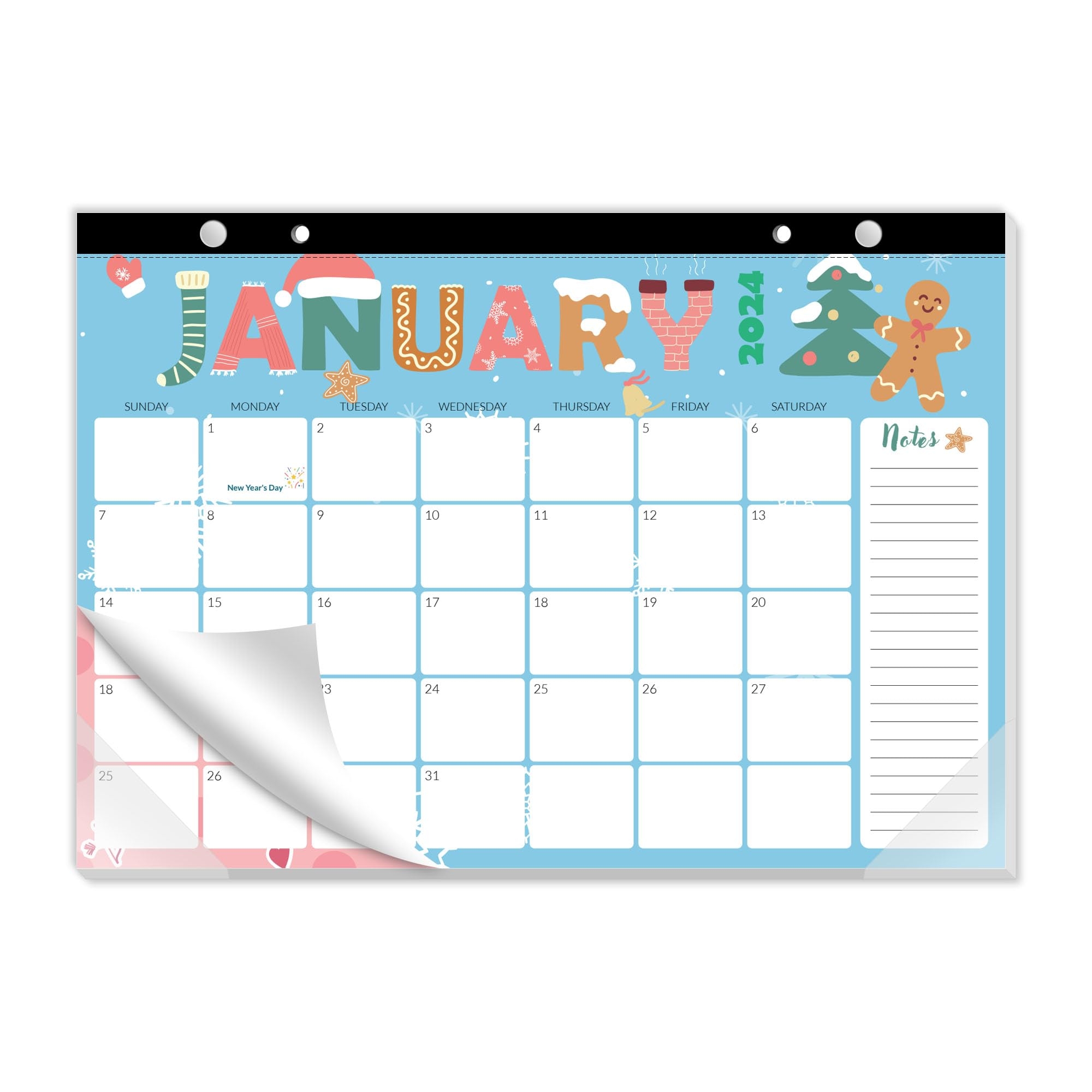 Calendar Desk Pad 2025 Haruto Devries