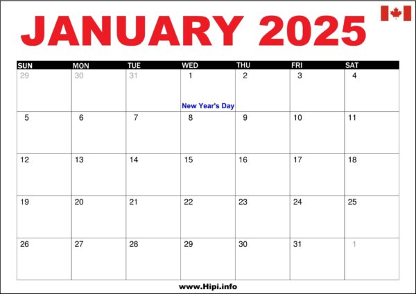 National Geographic Canada Calendar 2025