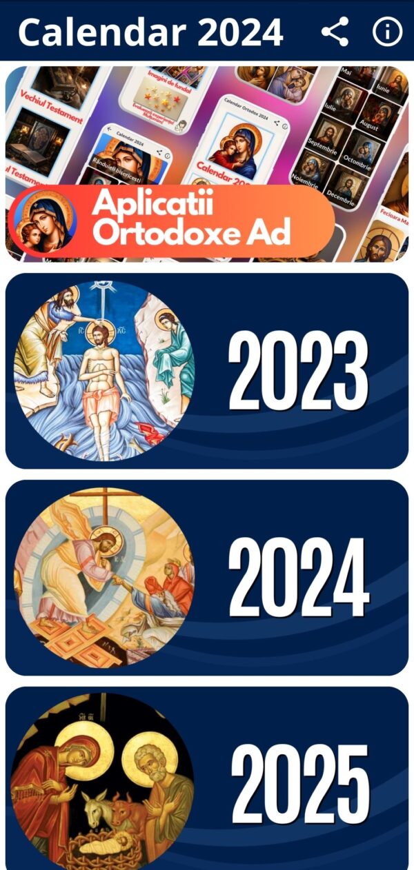 23 August 2025 Calendar Ortodox