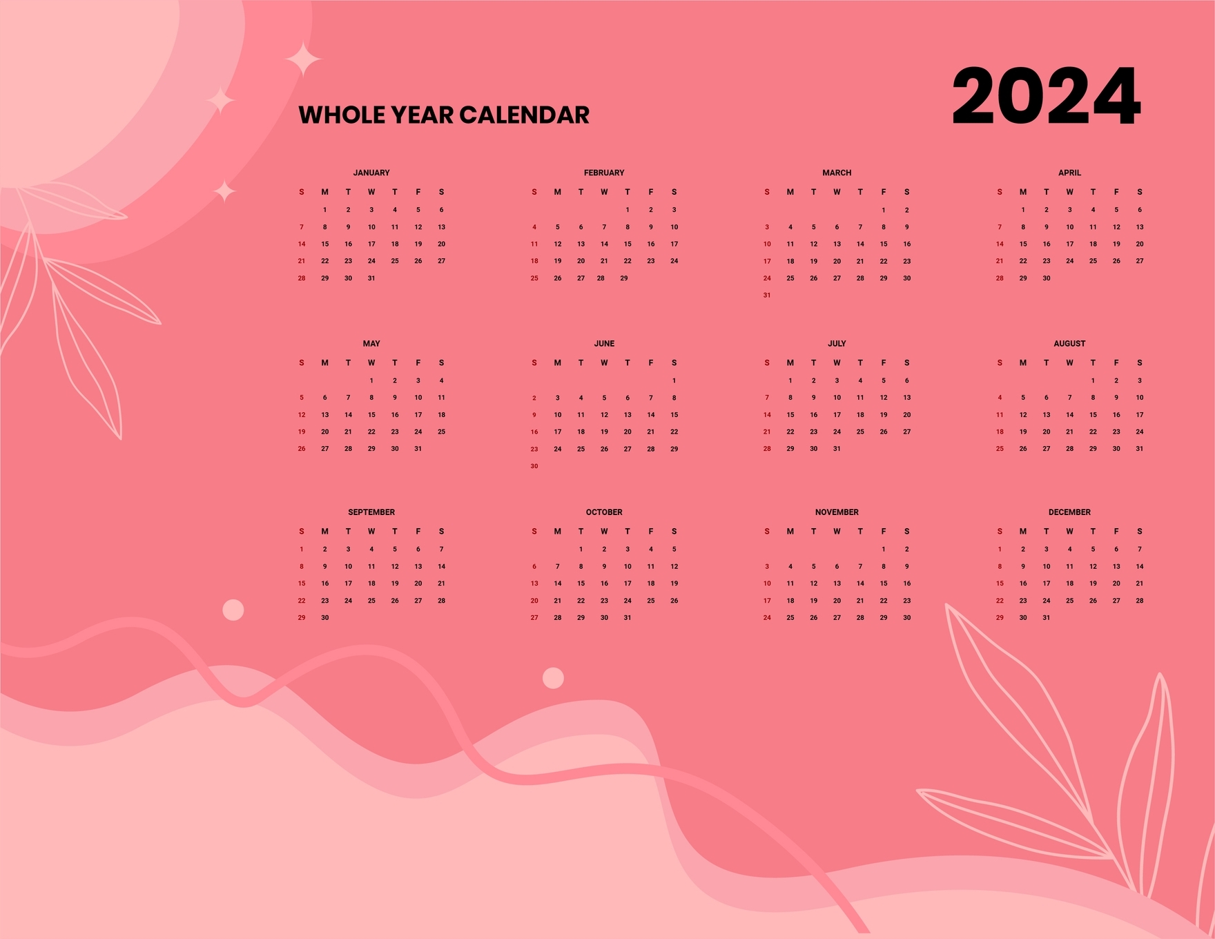 Editable Pink Background Templates In Word To Download
