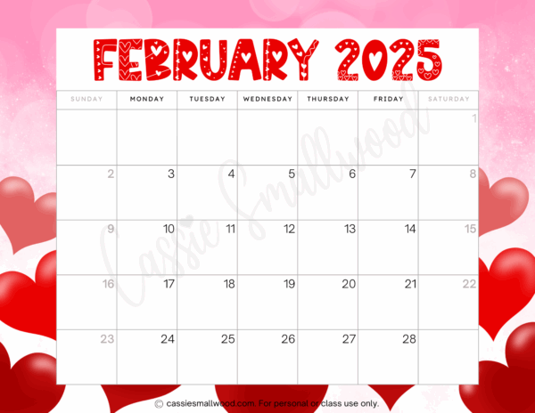 2025 Cute Calendar Ideas