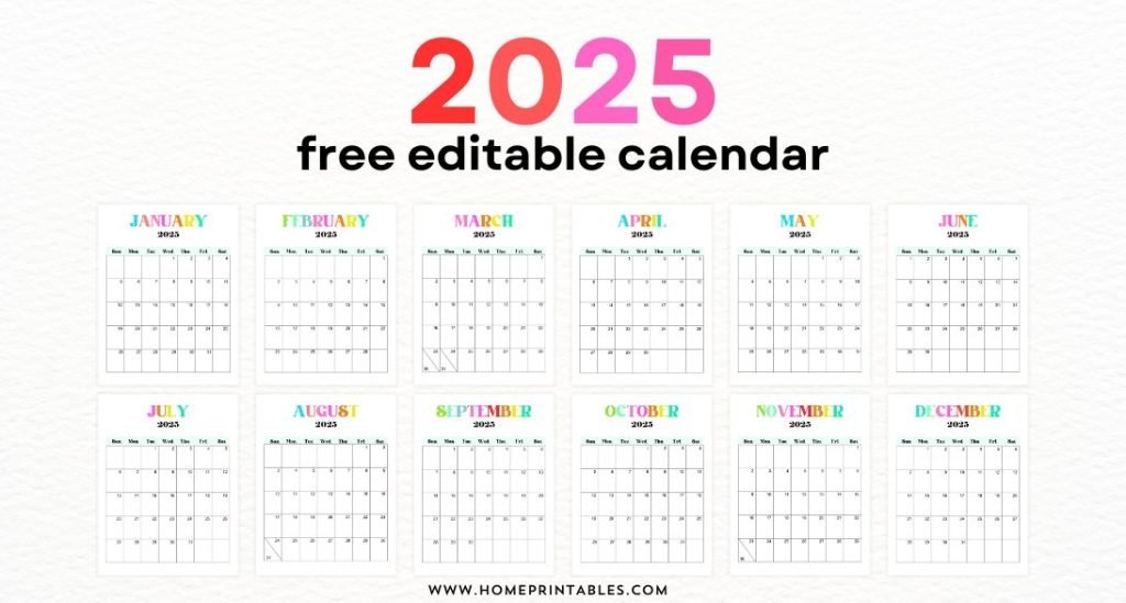 Fully Editable 2025 Calendar In Word Free Beautiful Templates Fully Editable 2025 Calendar In Word Free Beautiful Templates
