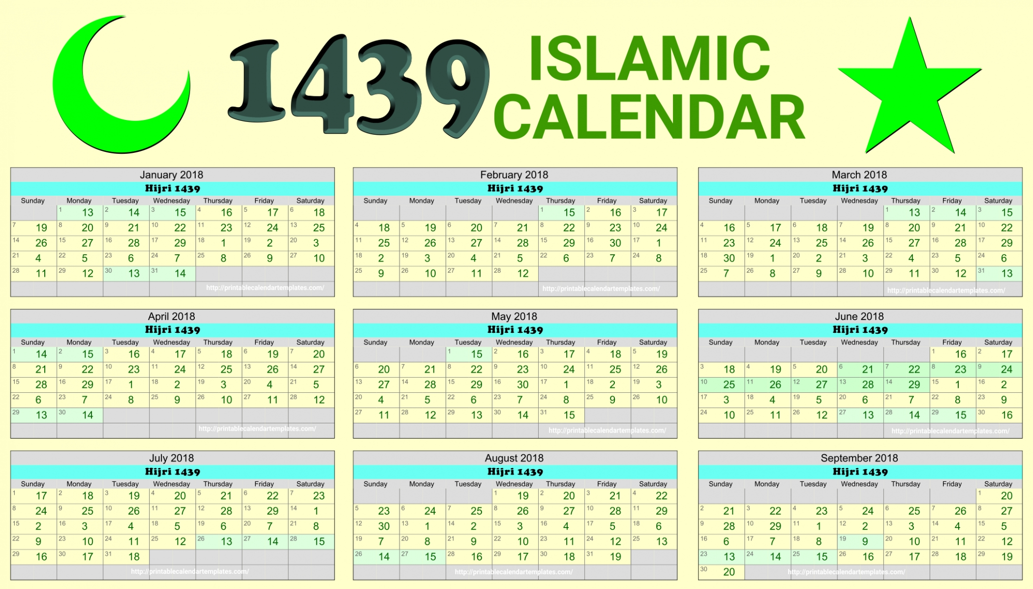 Islamic Calendar 2025 Template Finest Magnificent Johanne A Petersen