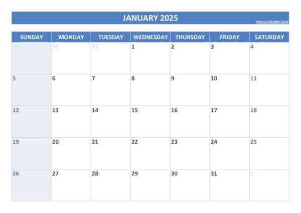 2025 Calendar Monthly With Holidays