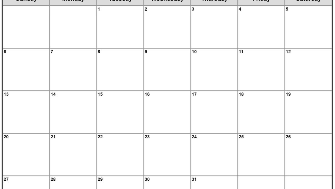 July 2025 Calendar Free Printable Calendars