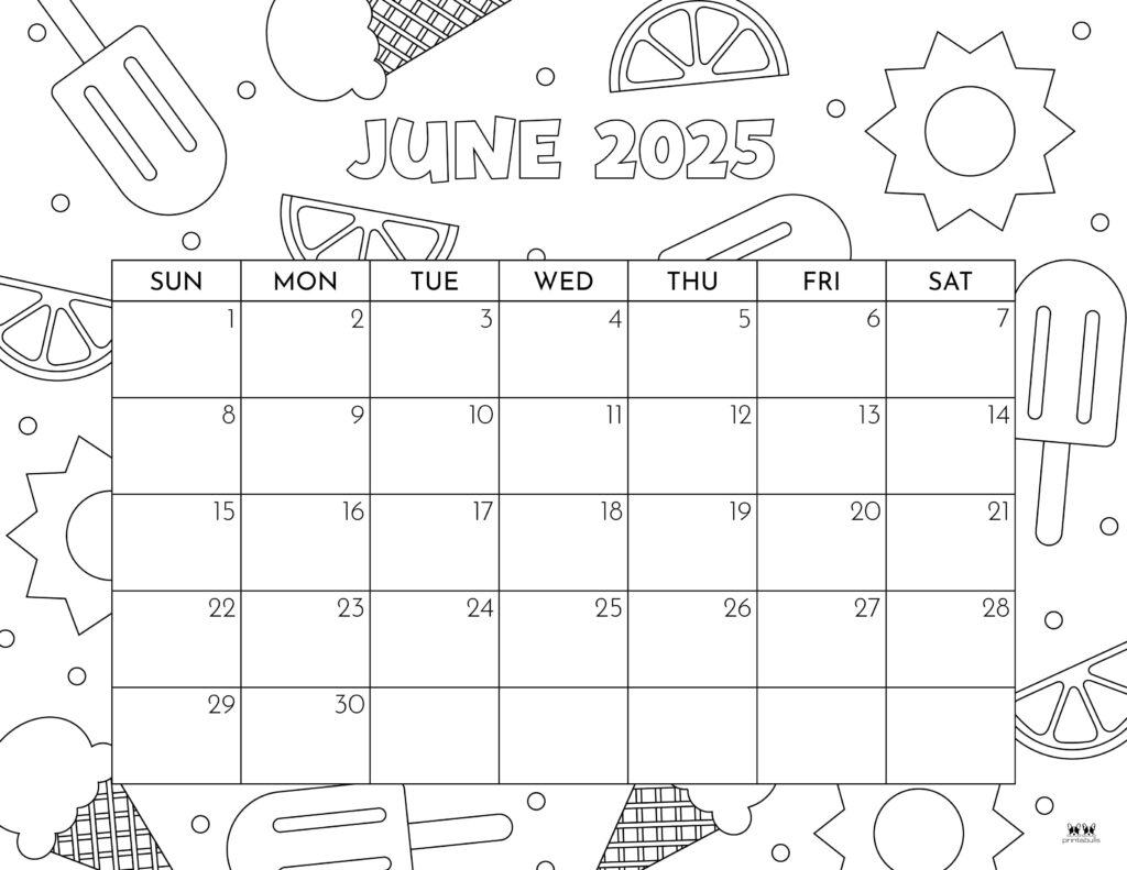 June 2025 Calendar Editable June 2025 Calendar Editable