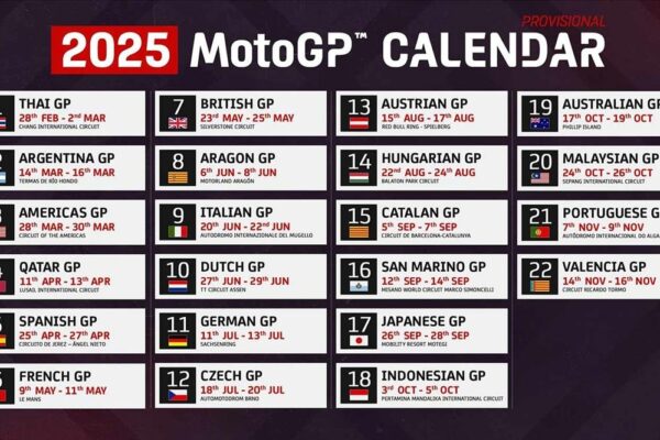Motogp Calendar 2025 Printable