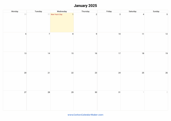 2025 Calendar Ireland With Week Numbers