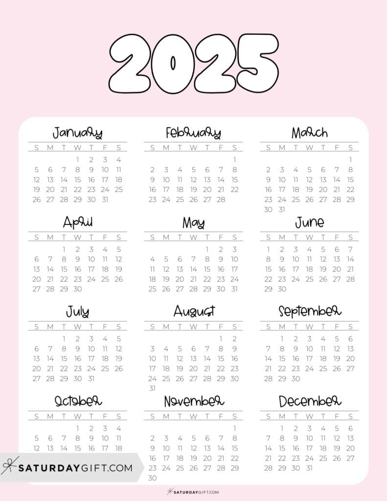 Pink 2025 Calendar Printable Ruth W Deleon Pink 2025 Calendar Printable Ruth W Deleon
