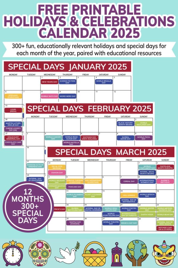2025 Special Events Calendar