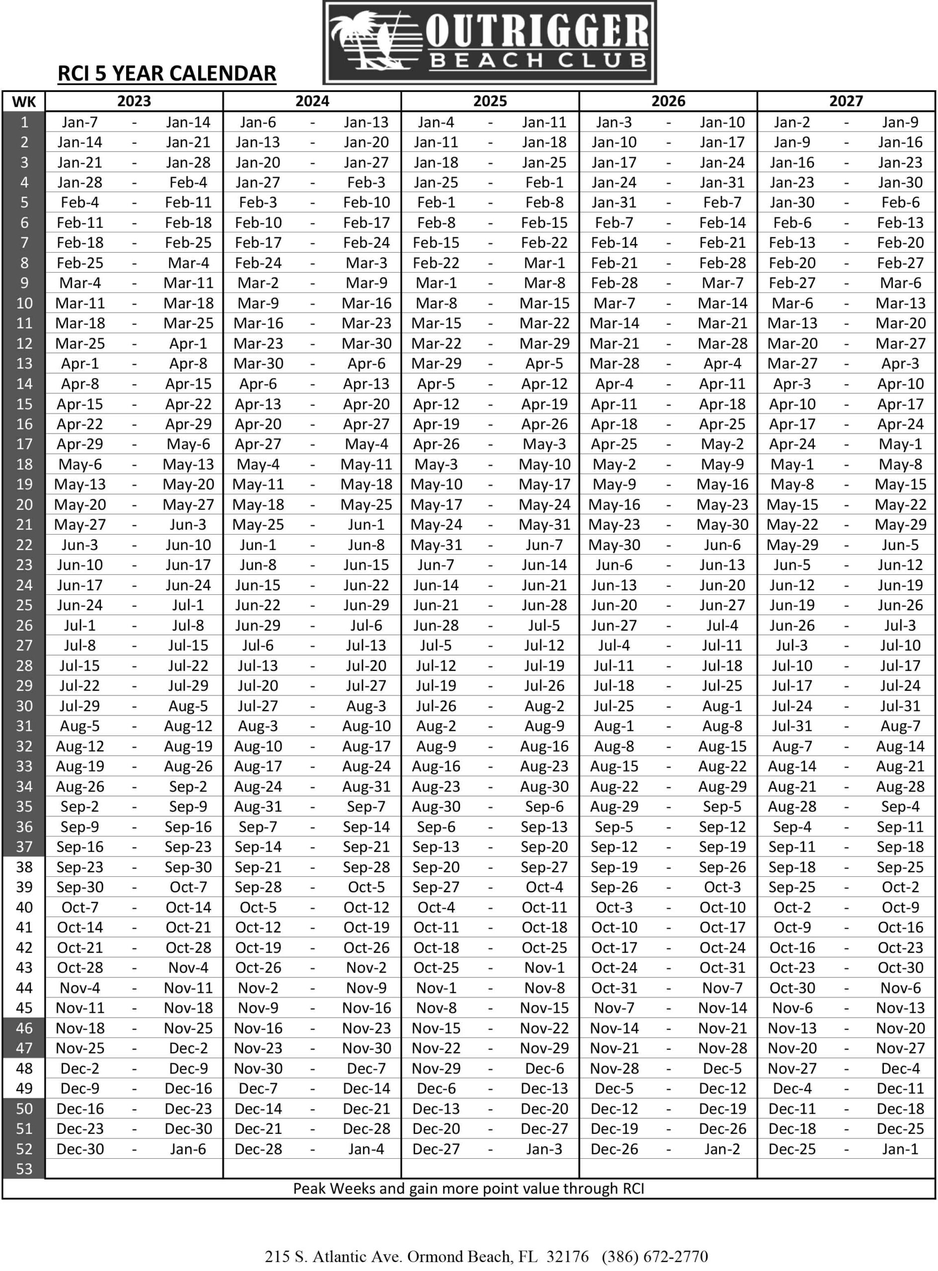 Rci Week Calendar 2025 Ilysa Leanora Rci Week Calendar 2025 Ilysa Leanora