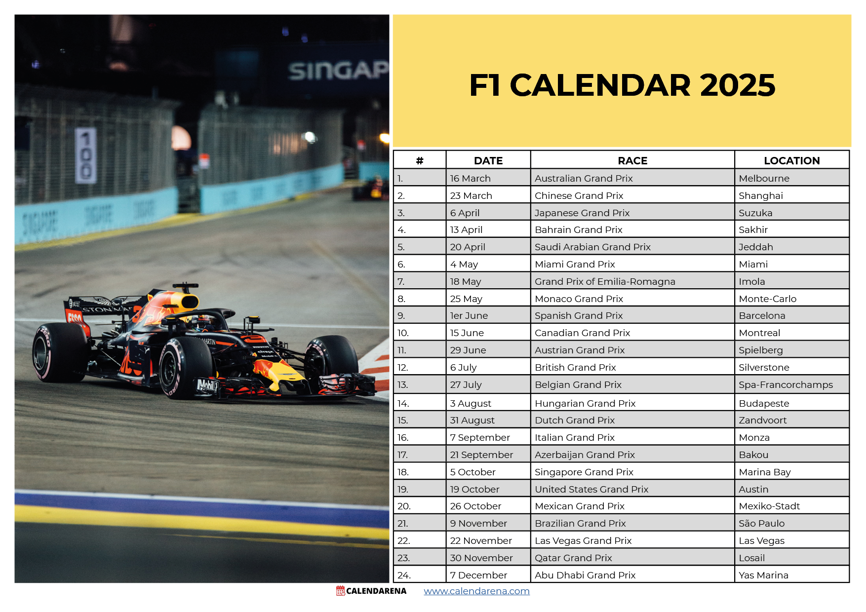 Red Bull F1 2025 Schedule Marion E Huston