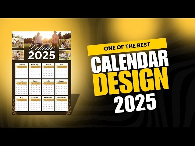  Wall Calendar Design 2025 How To Create 2025 Calendar In Canva YouTube