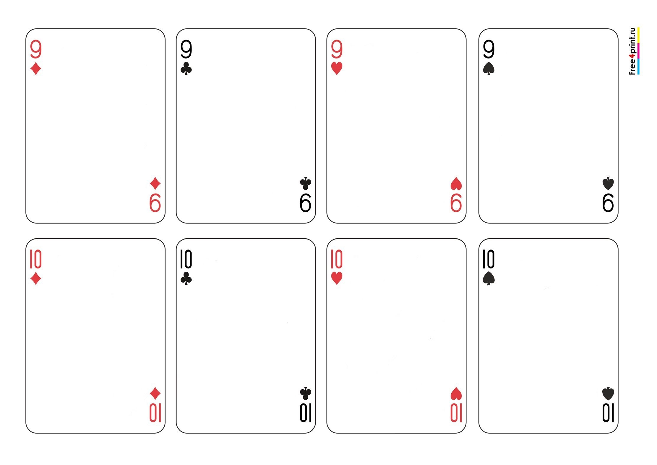 10 Best Blank Playing Card Printable Template For Word Artofit