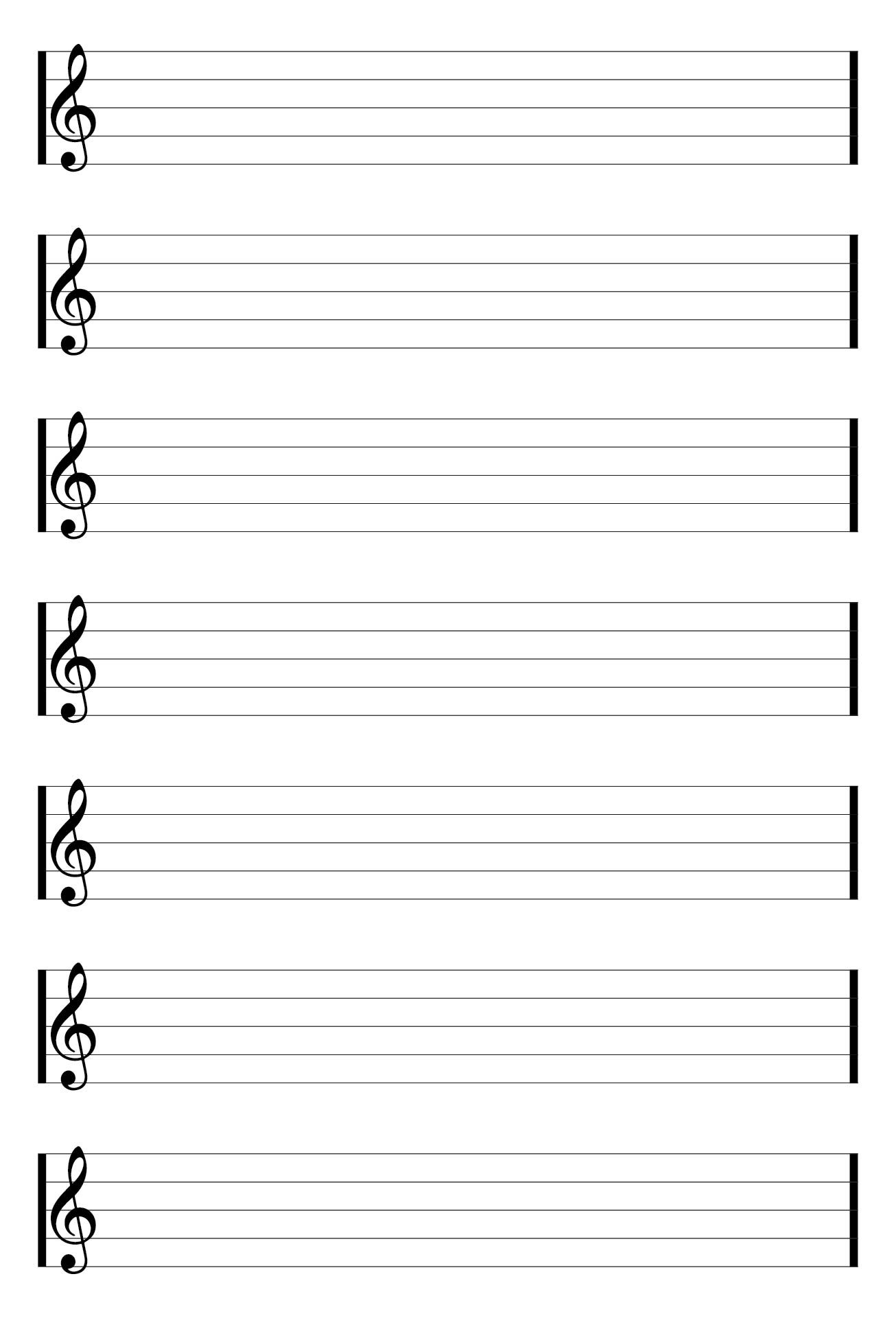 10 Best Free Printable Staff Paper Blank Sheet Music Blank Sheet 
