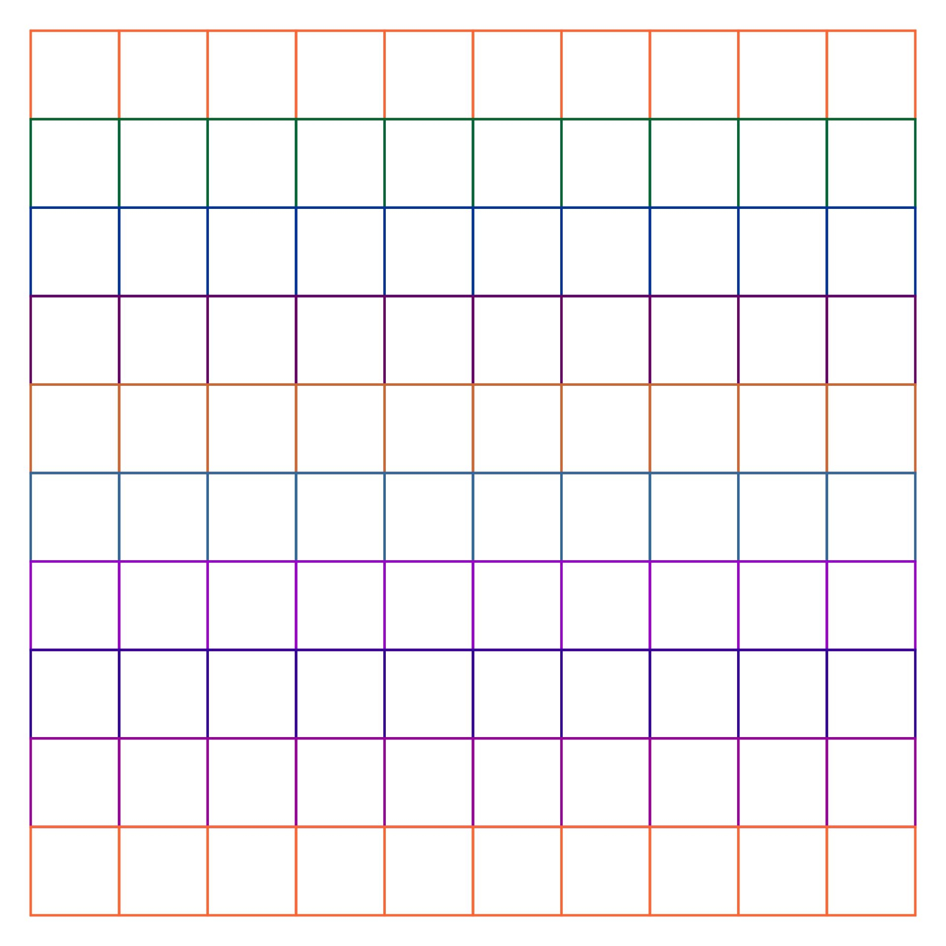 10 By 10 Grid Printable 10 By 10 Grid Printable