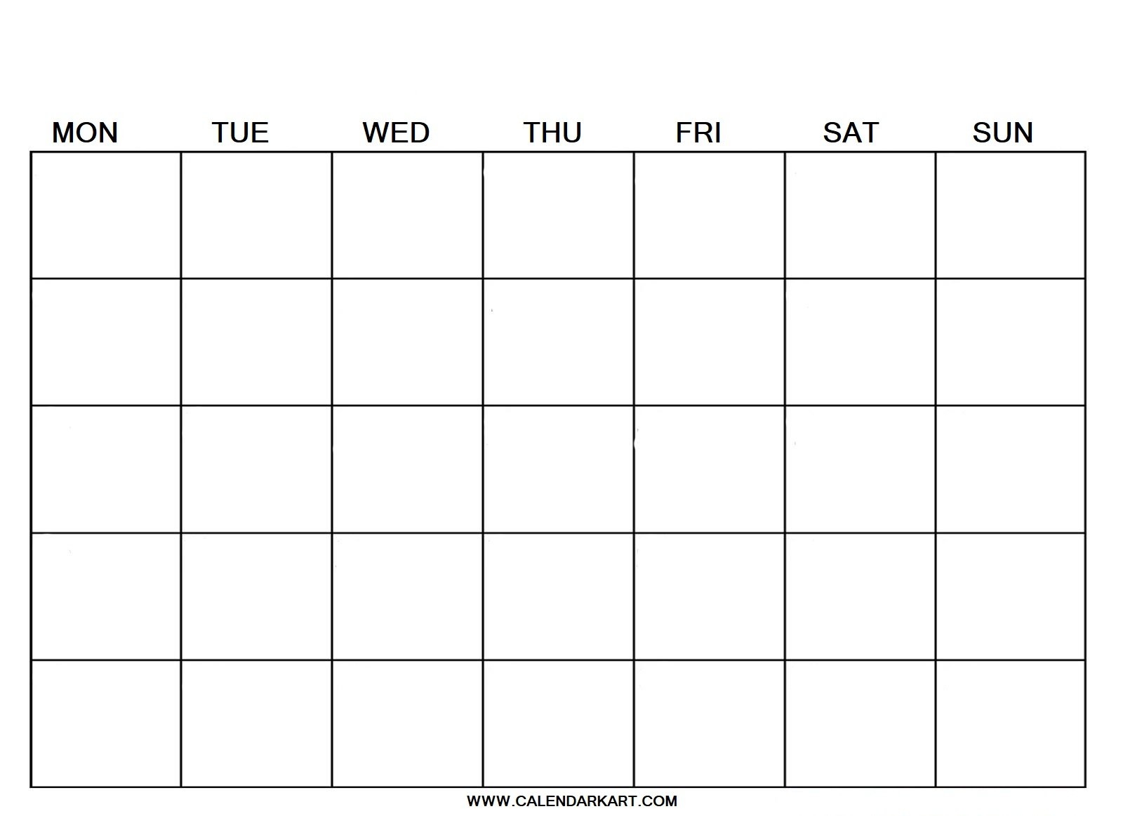 10 Free Printable Blank Calendars Editable PDF 