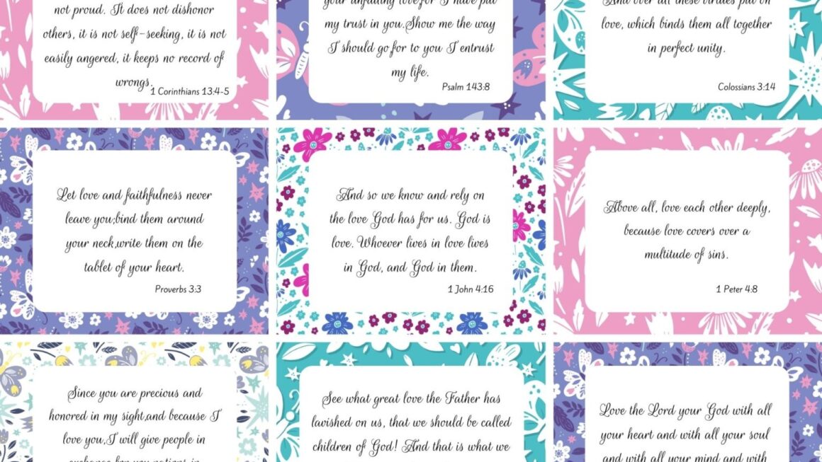 100 Amazing and FREE Printable Scripture Cards