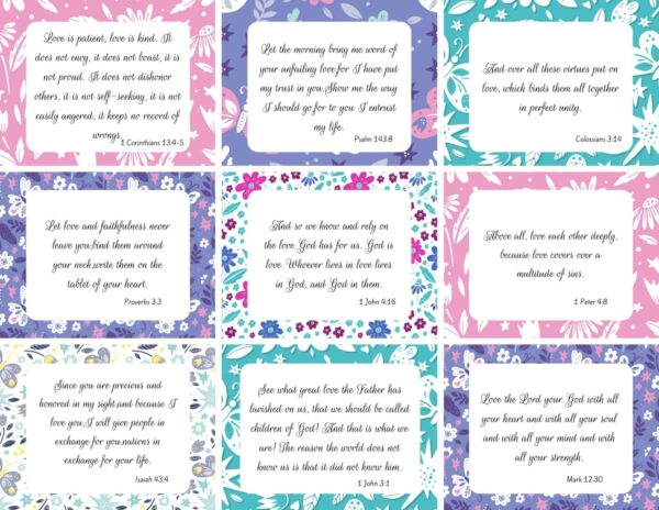 Free Printable Blank Business Card With Scripture