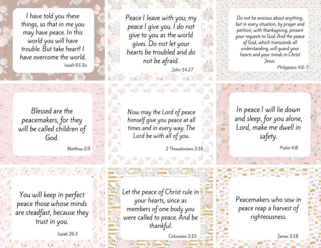 100 Amazing and FREE Printable Scripture Cards Worksheets Library