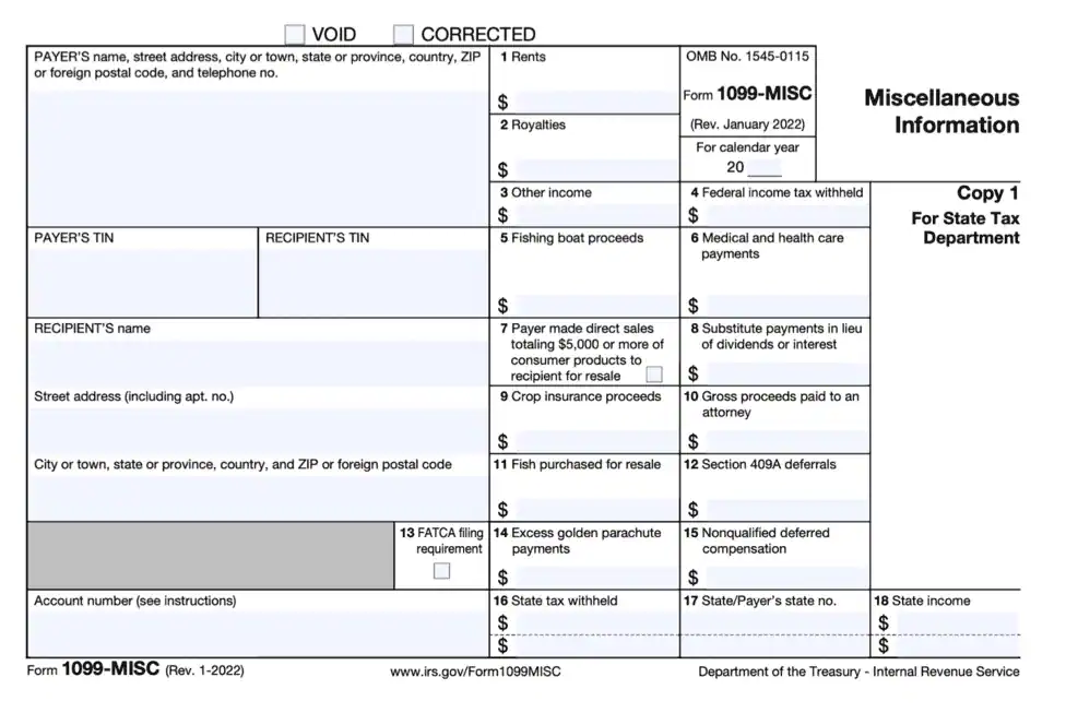 1099 Blank Form 2025 Muire Tiphani