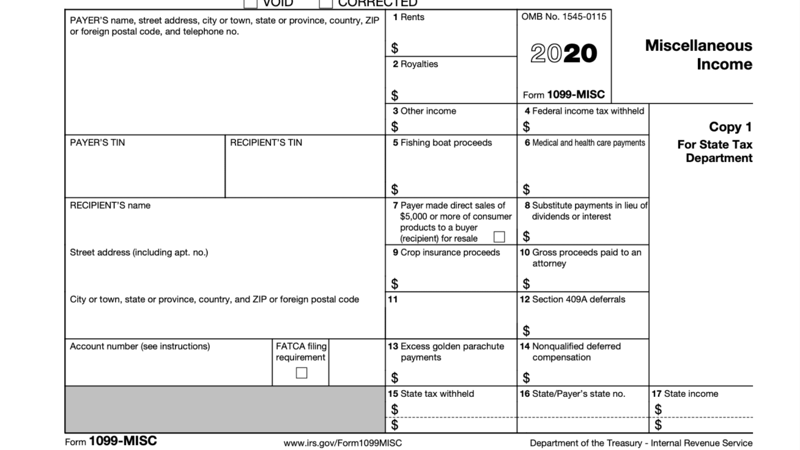 1099 Printable Form 2025 Amber N Congreve