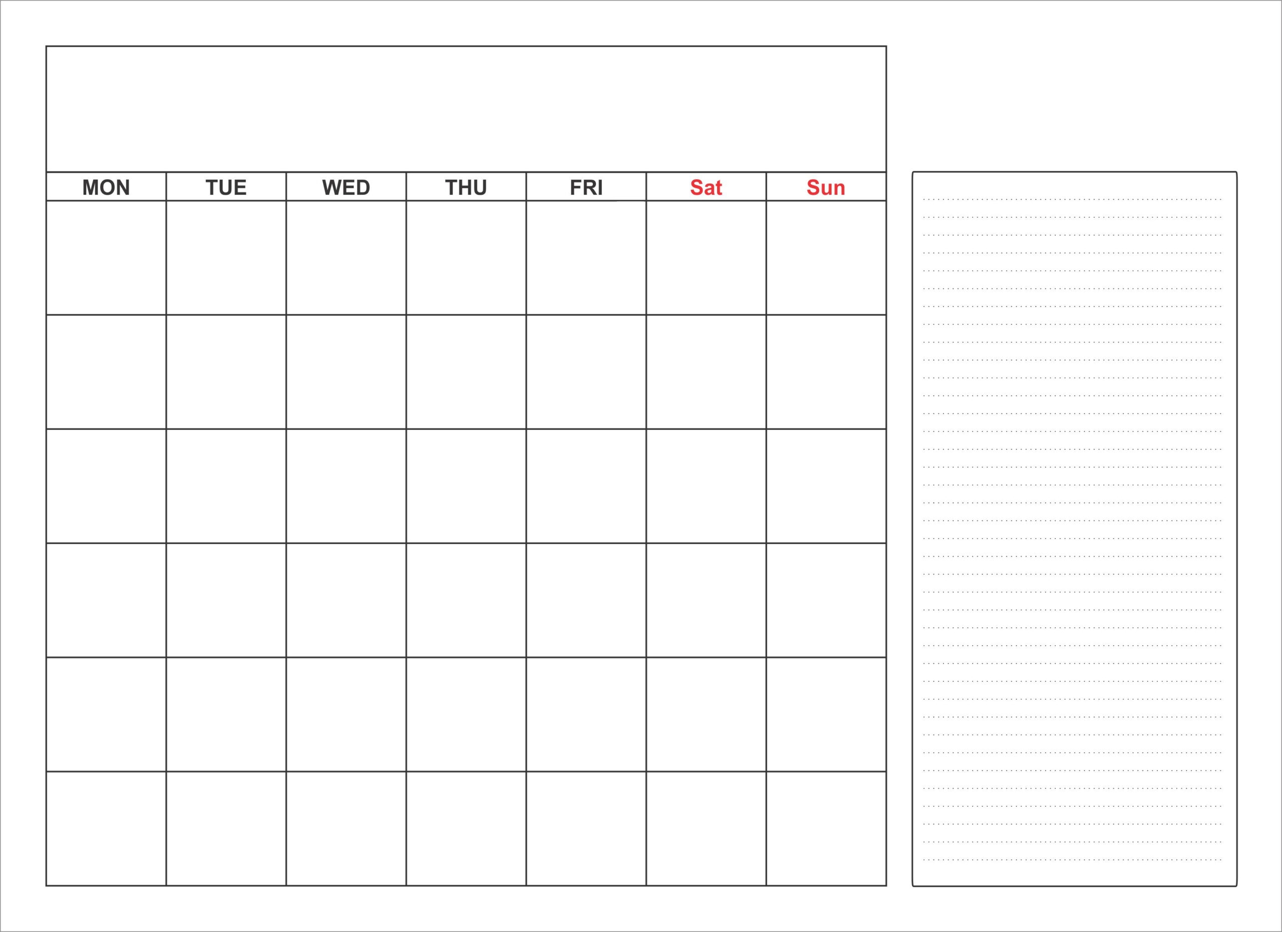 12 Week Calendar Printable 12 Week Calendar Printable