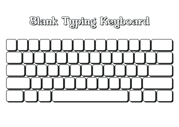 Free Printable Blank Computer Keyboard Sheets