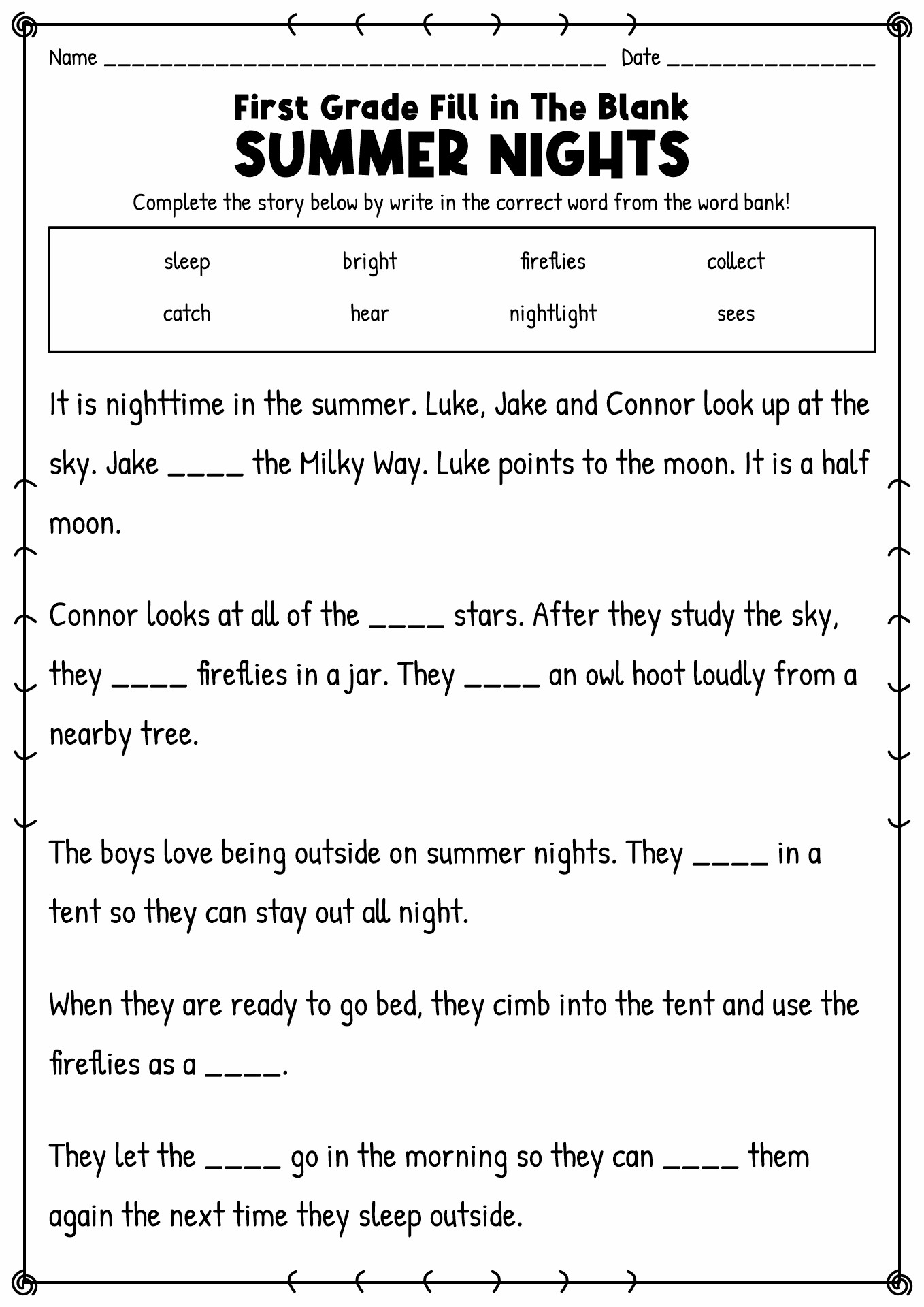 15 Short Story Worksheets Free PDF At Worksheeto