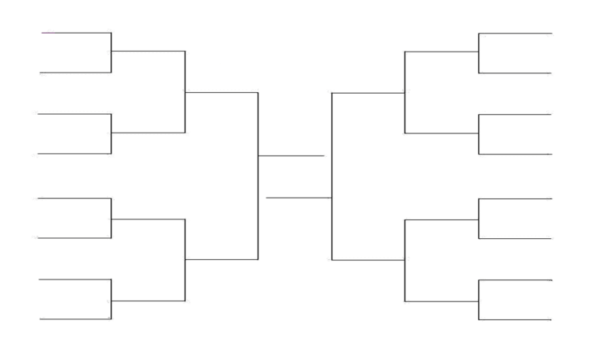 Blank Printable Bracket For 16 Teams