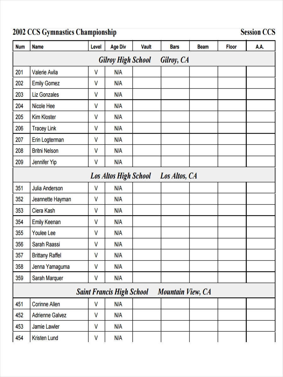 Blank Fivefold Survey Scoring Sheet Printable Blank Fivefold Survey Scoring Sheet Printable