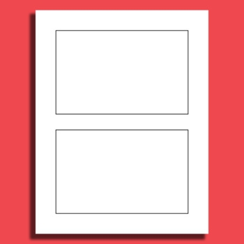 2 Rectangles Blank Template Printable By Structureofdreams TPT