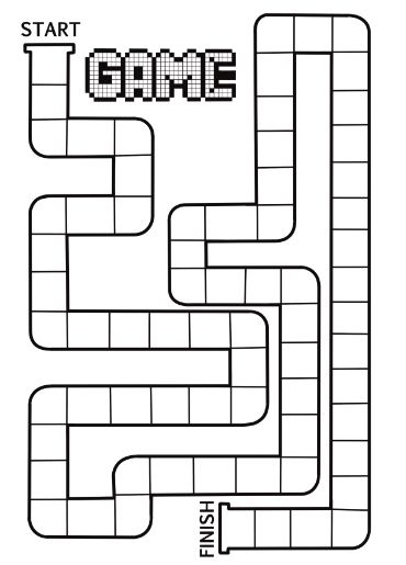 20 Free Printable Blank Board Game Templates
